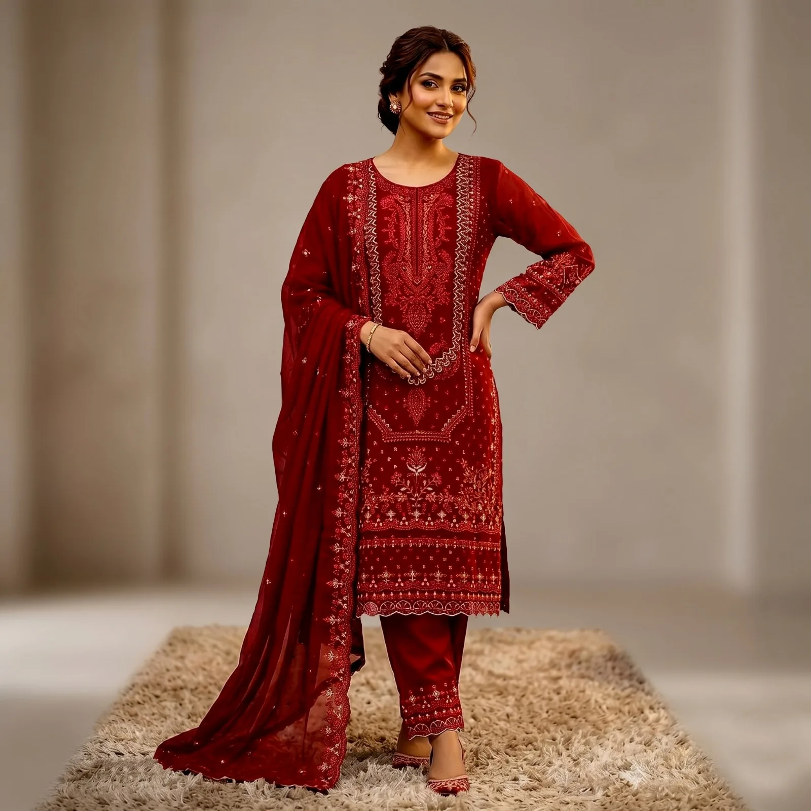 Premium Sada Bahar Four Piece