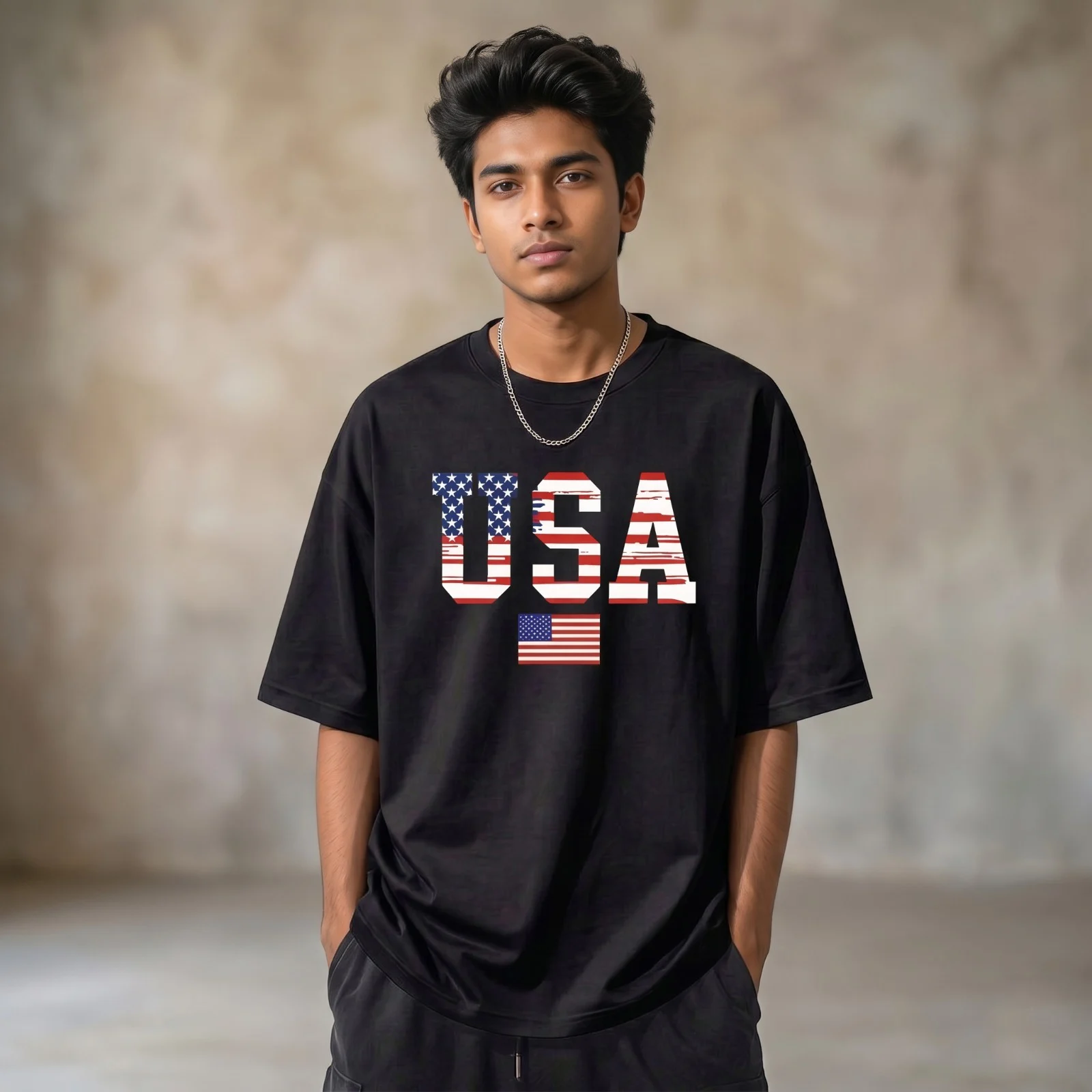 Stylish Drop Shoulder T-Shirt