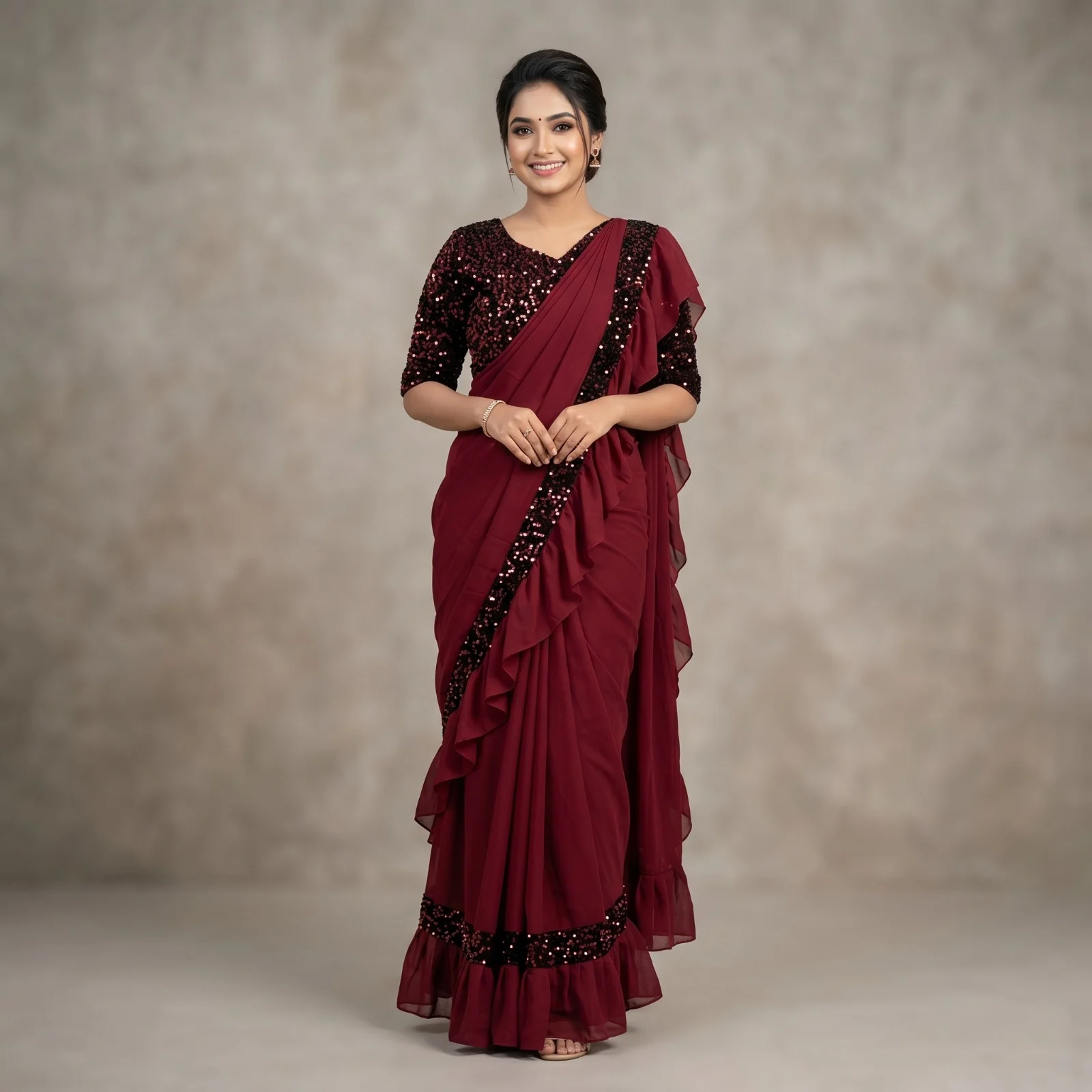 Readymade Sharee With Blouse Piece