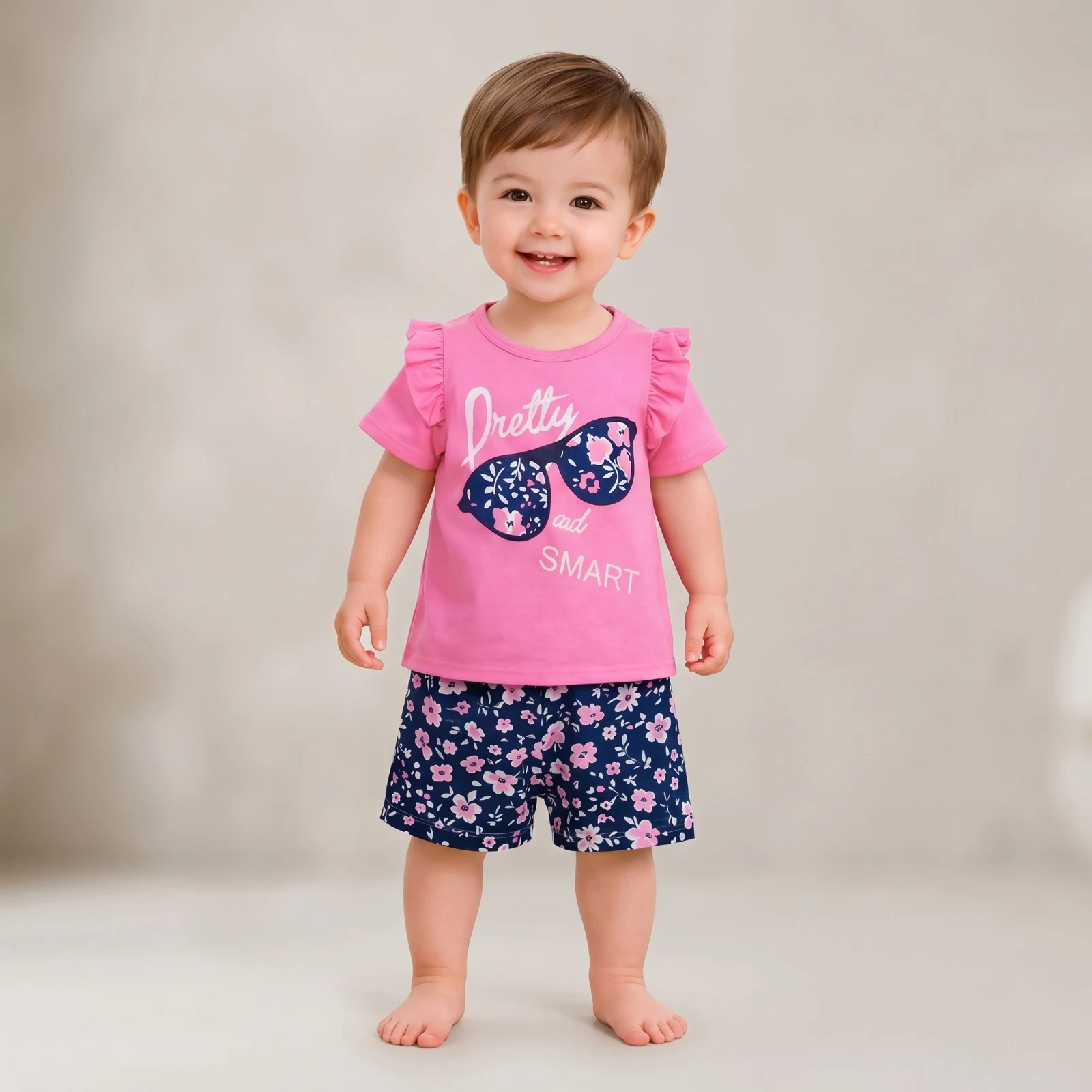Half Sleeve T-shirt & Pant Set