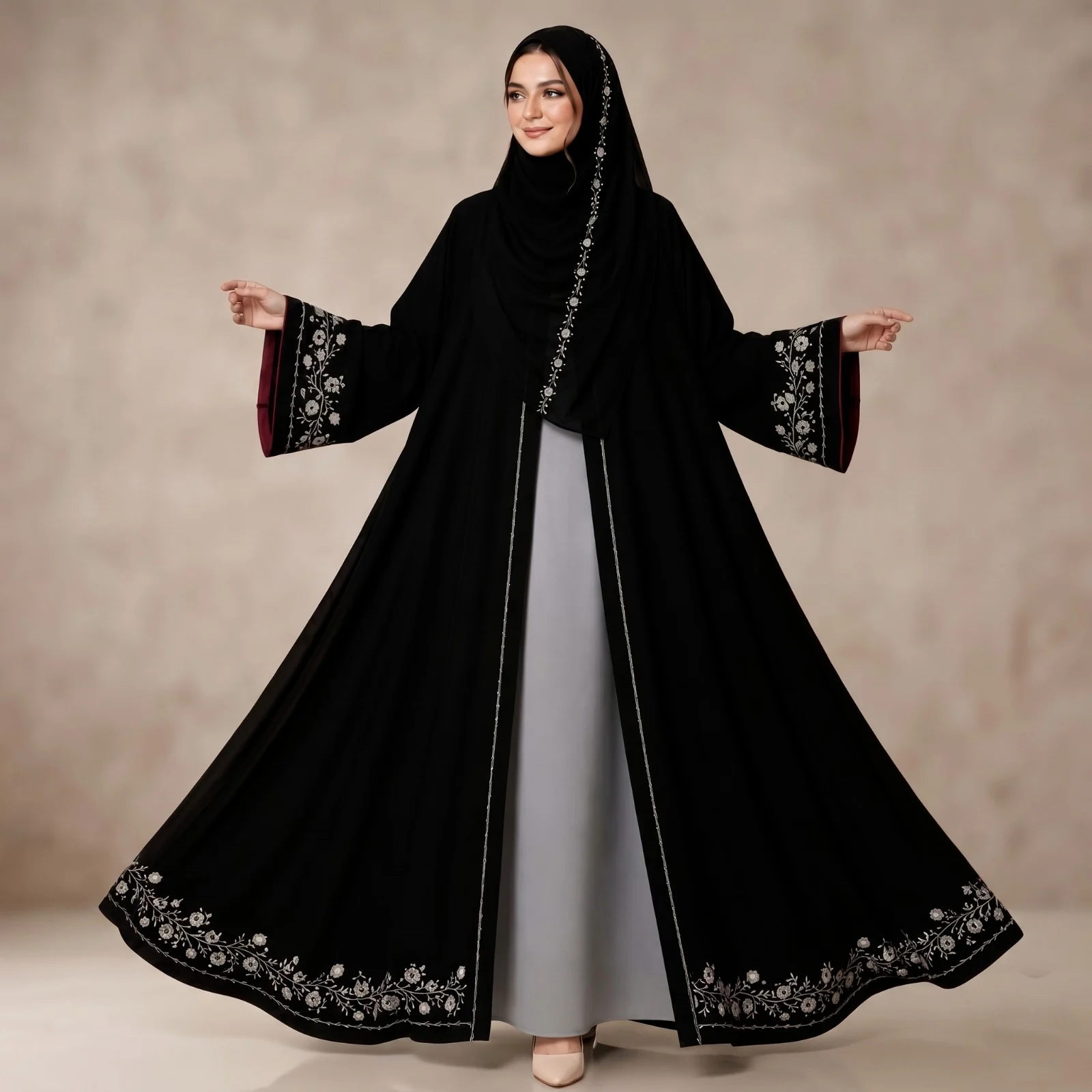 Embroidery Koti Borka