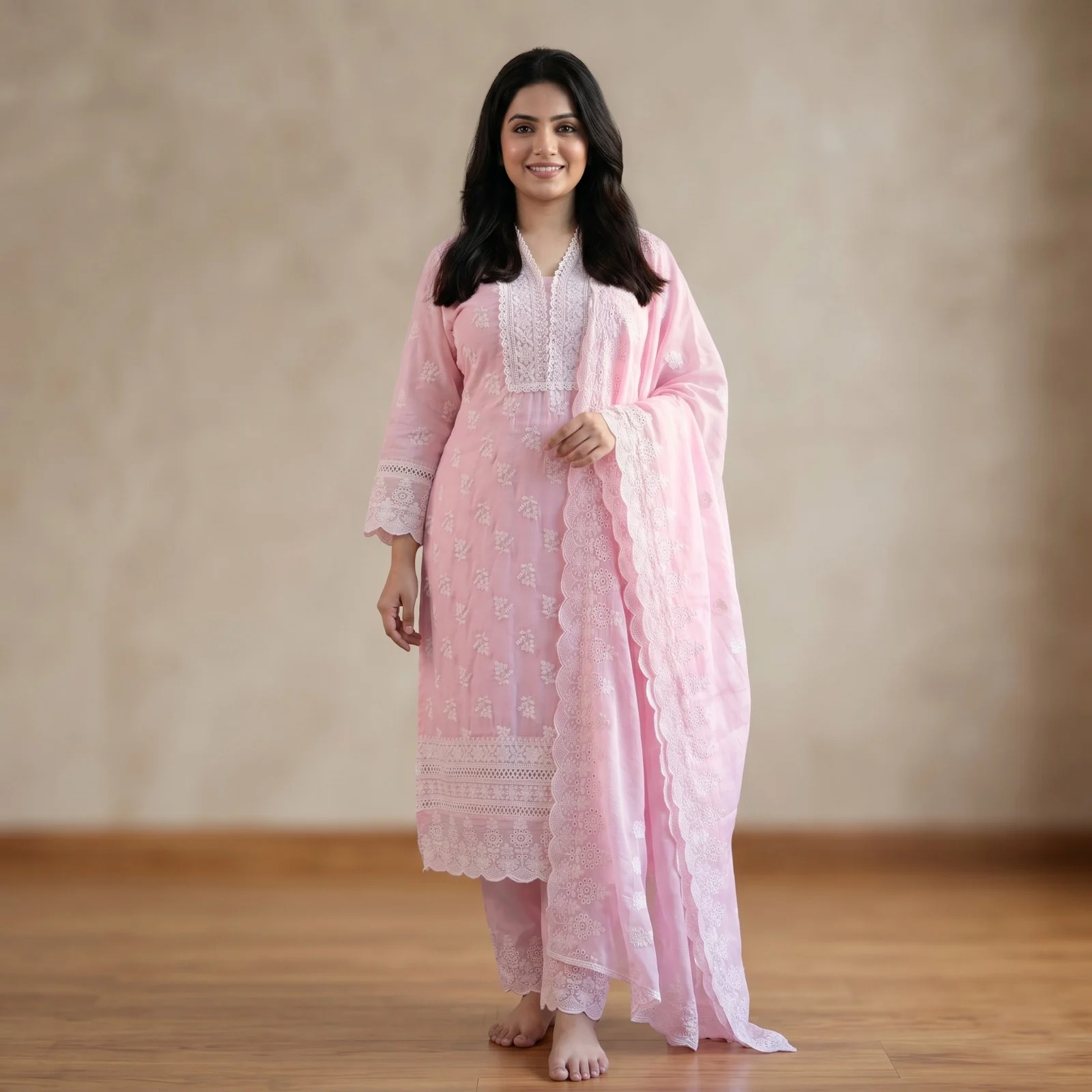 Eid Special Embroidery Three Piece