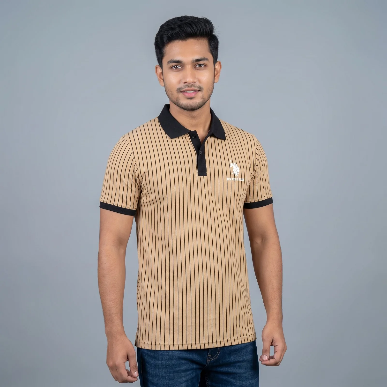 Men's Striped Raglan Sleeve T-Shirt