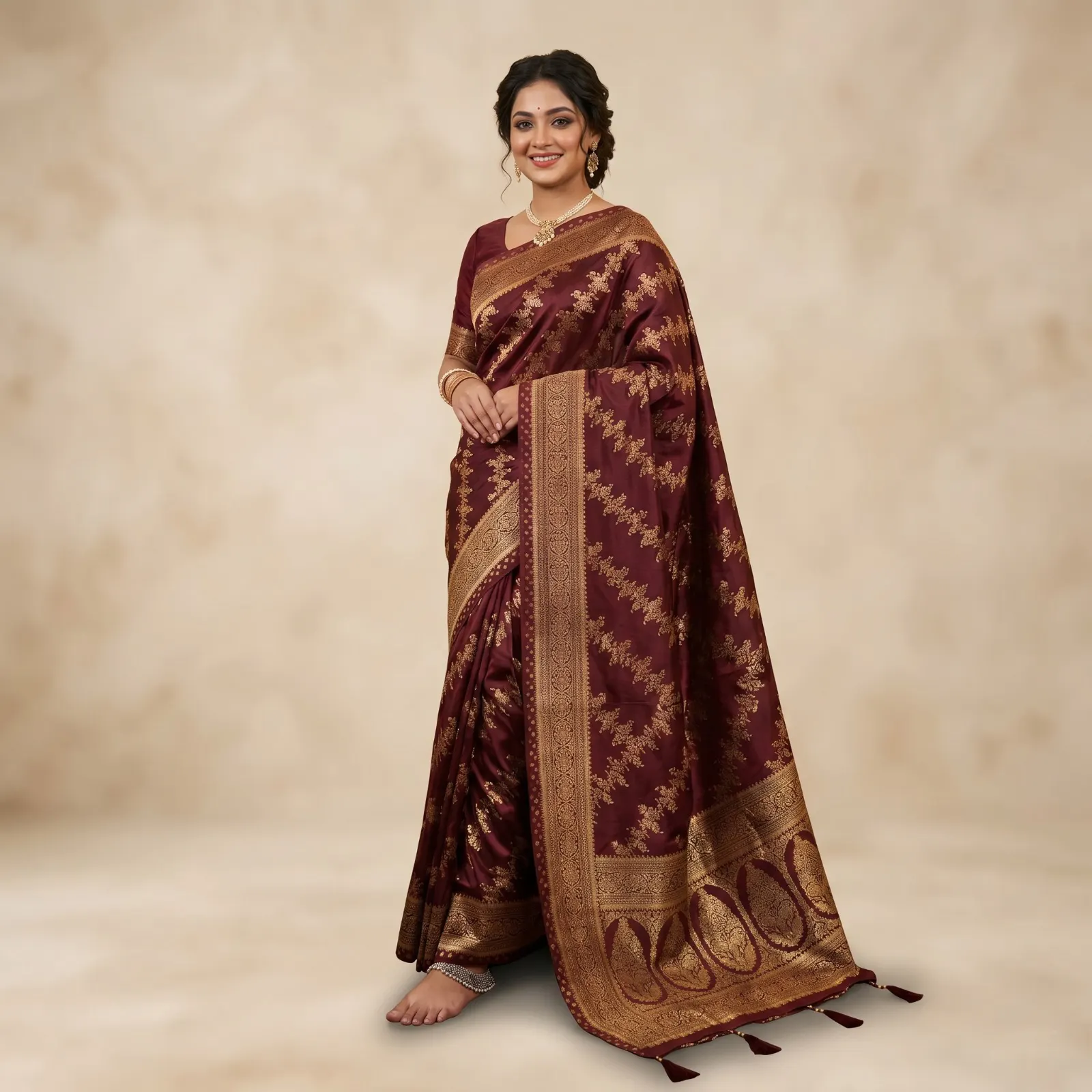 Japani Silk Sharee with Blouse Piece
