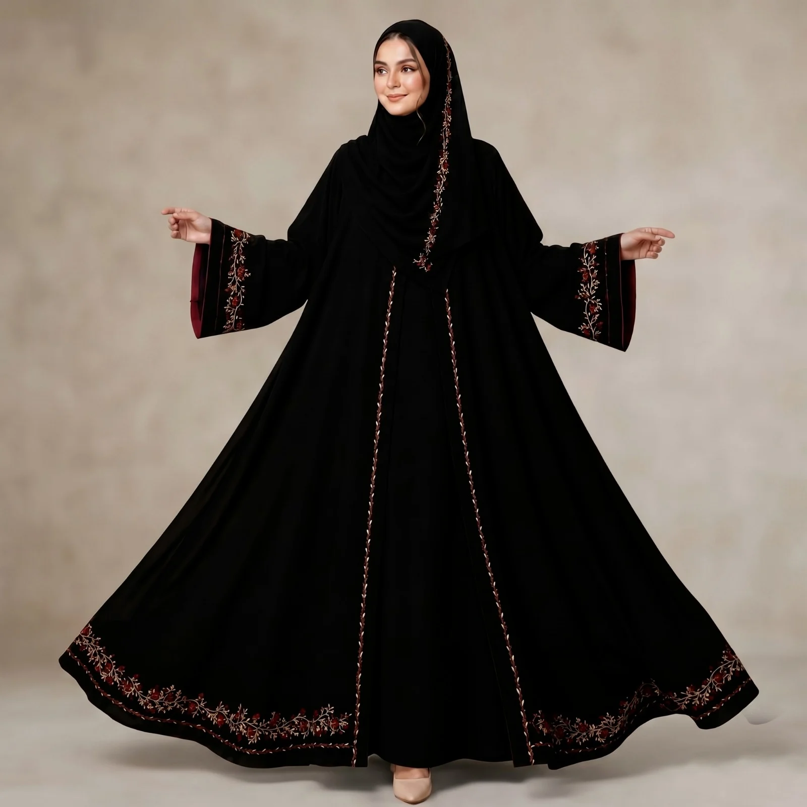 Embroidery Koti Borka