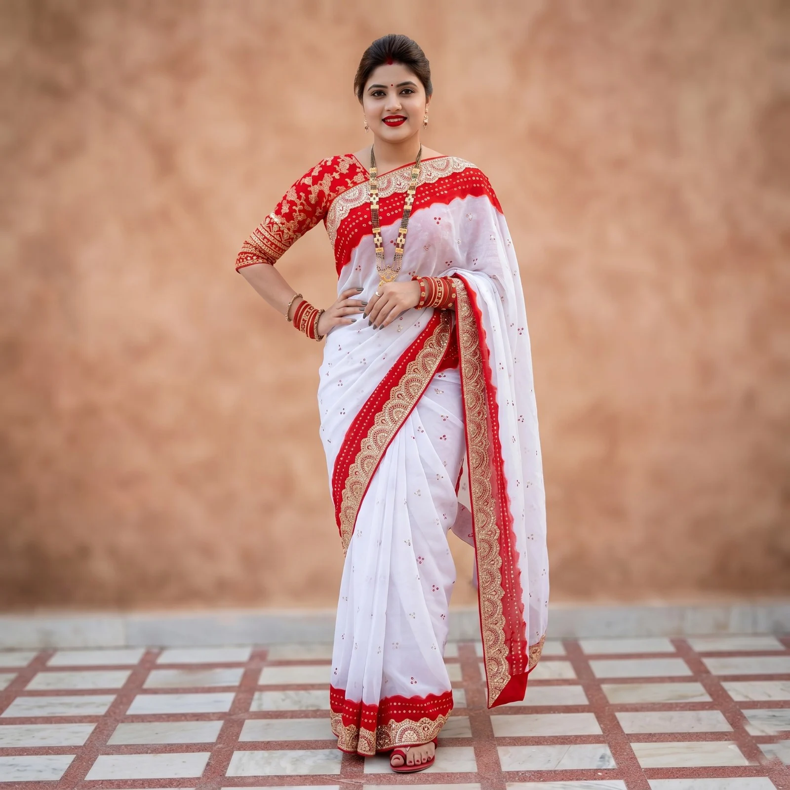 Makhon Jorget Sequence Work Saree