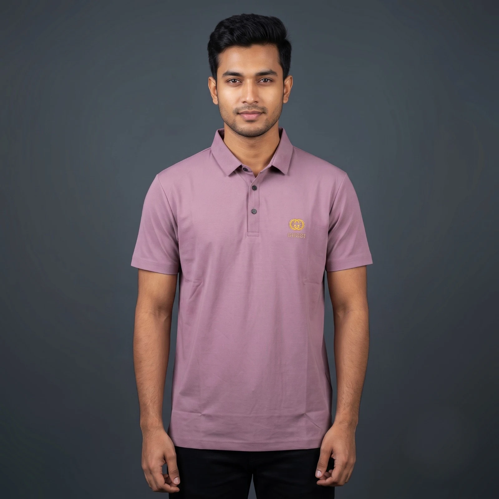 Premium Solid Mauve Polo Shirt