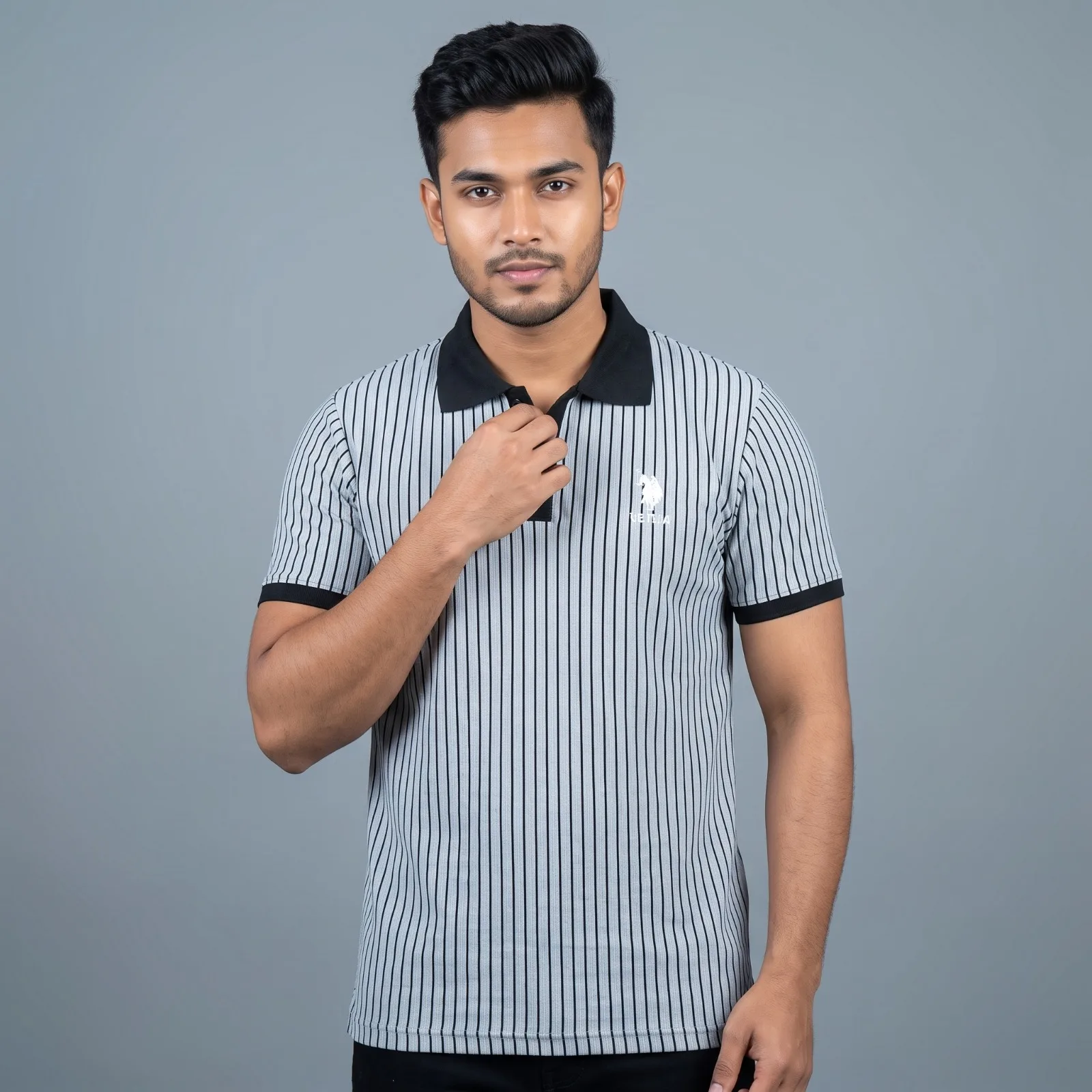 Men's Striped Raglan Sleeve T-Shirt