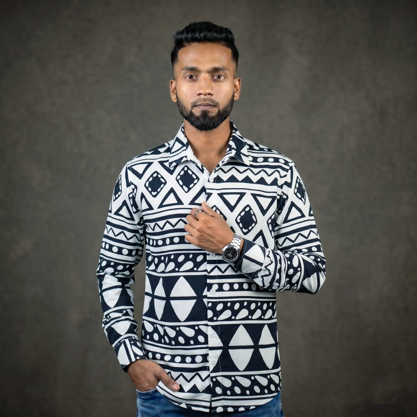 Zafran Full Sleeve Casual Shirt
