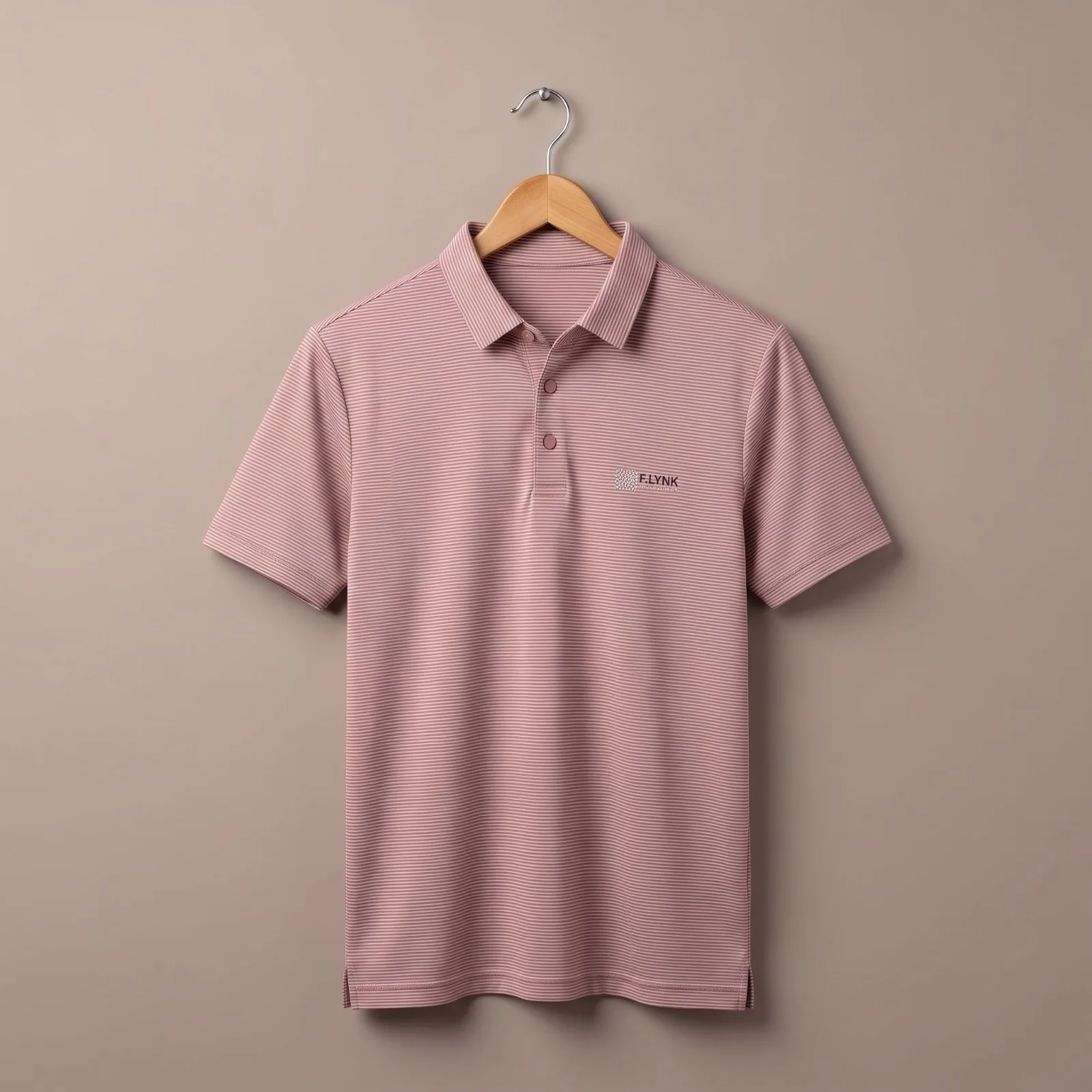 Men’s Premium Micro-Striped Soft China Polo Shirt
