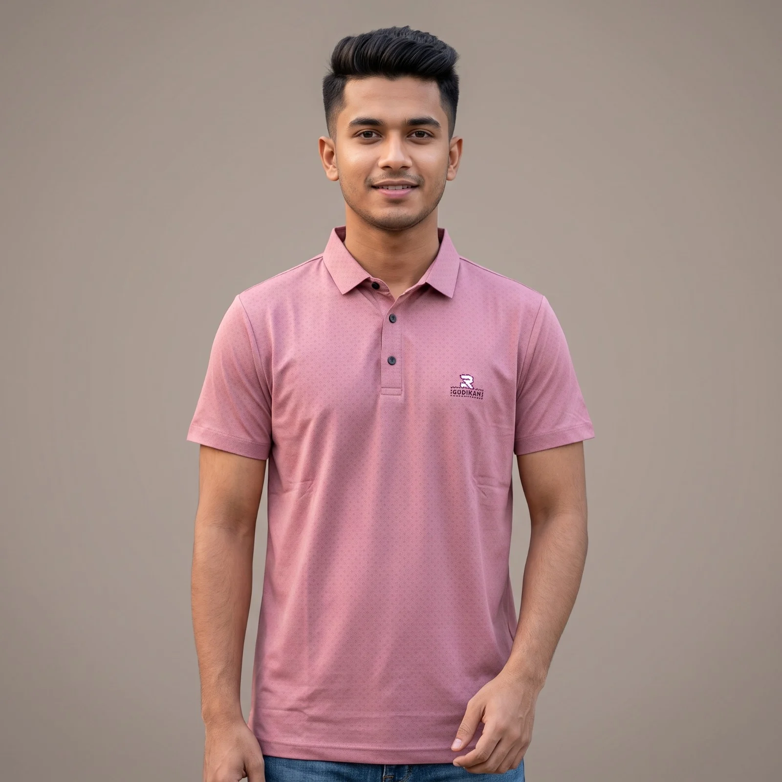 Premium Ultra-Soft China Mesh Polo T-Shirt