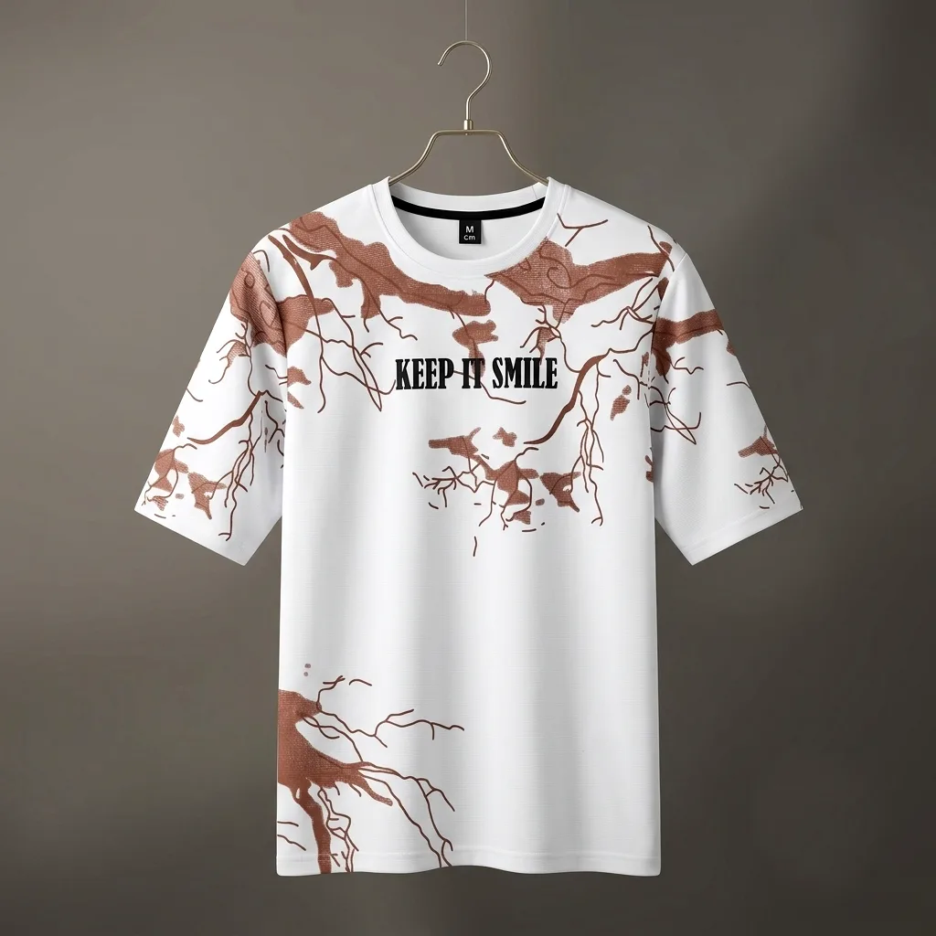 Oversized Drop Shoulder Graphic T-Shirt
