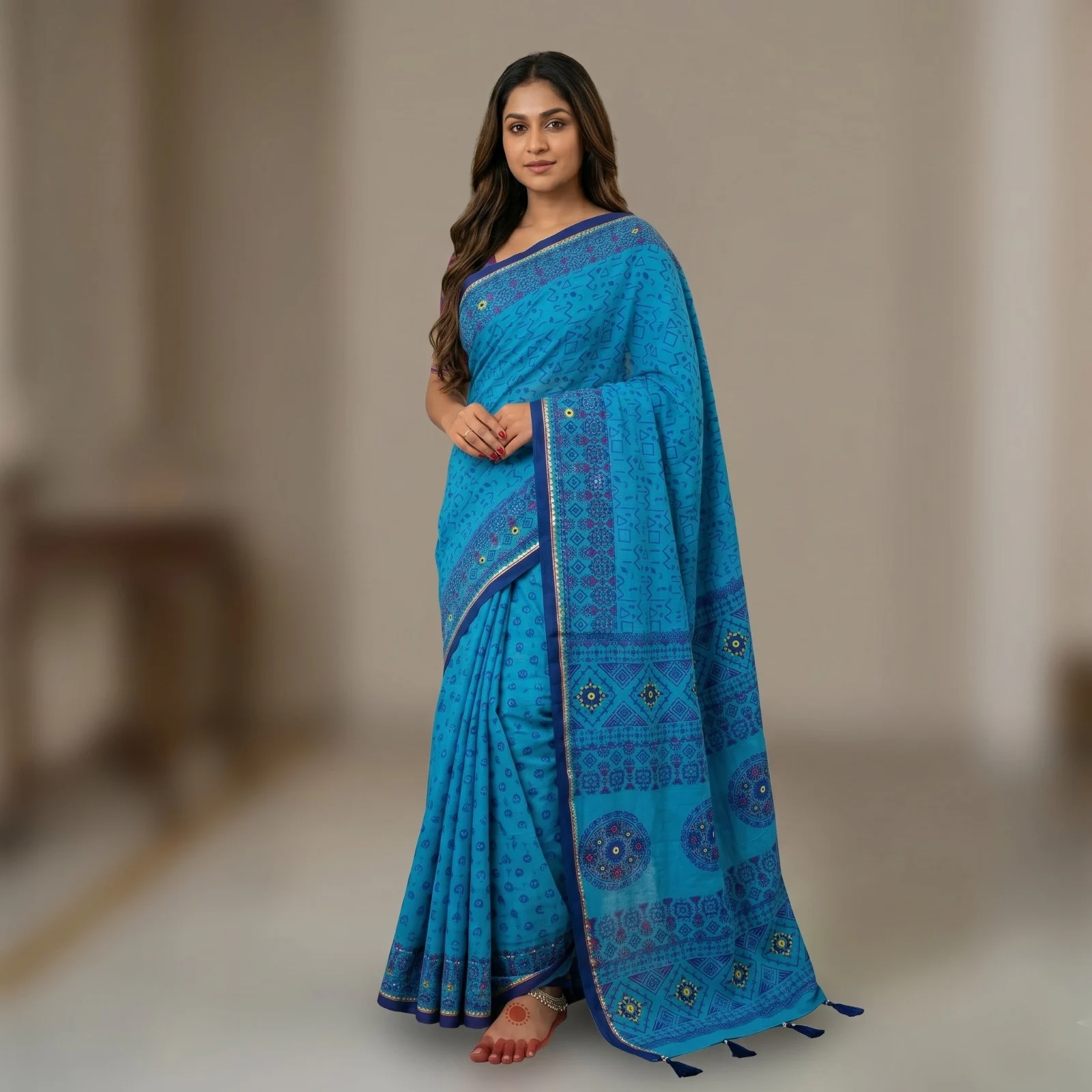 Tangail Batik Sharee