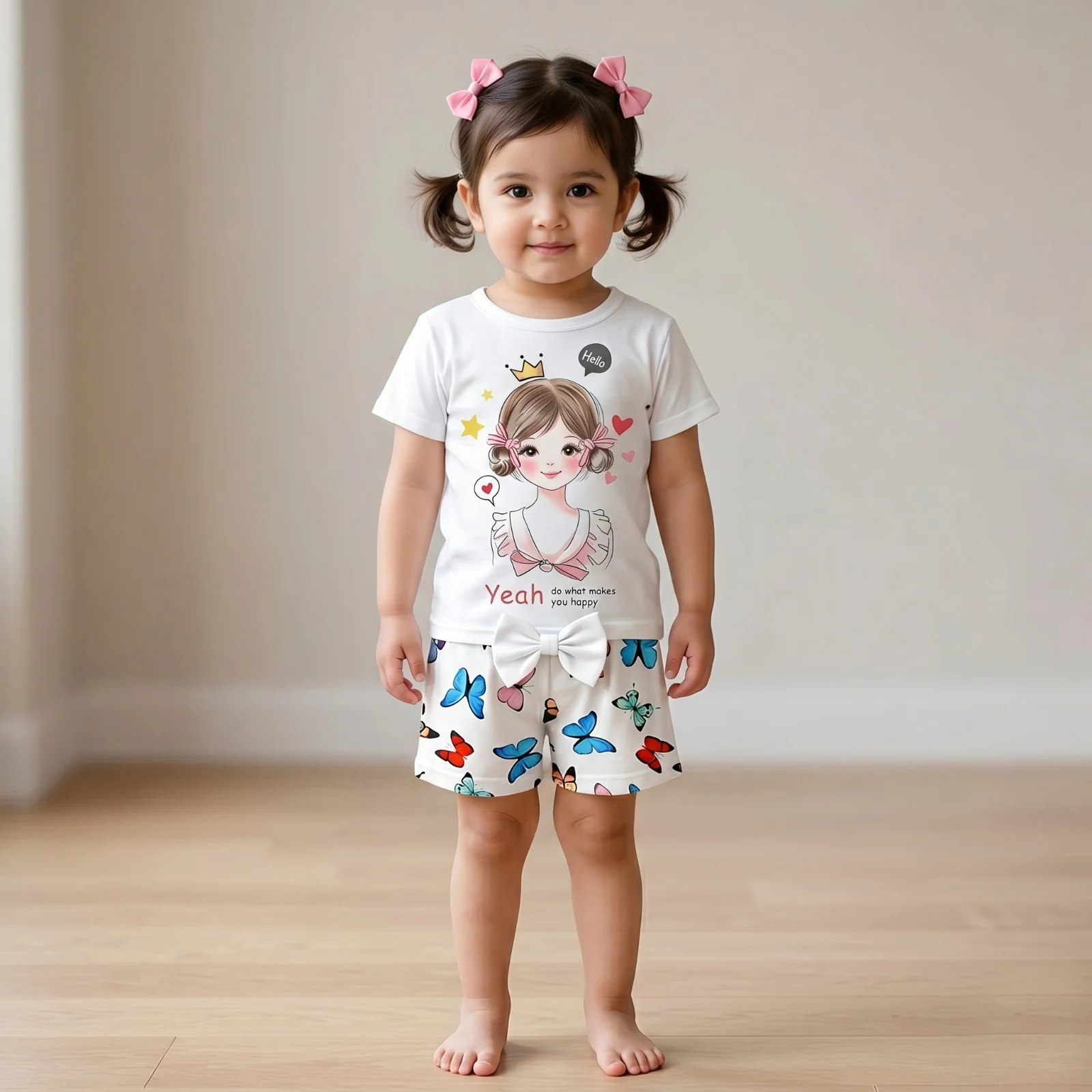 Half Sleeve T-shirt & Pant Set