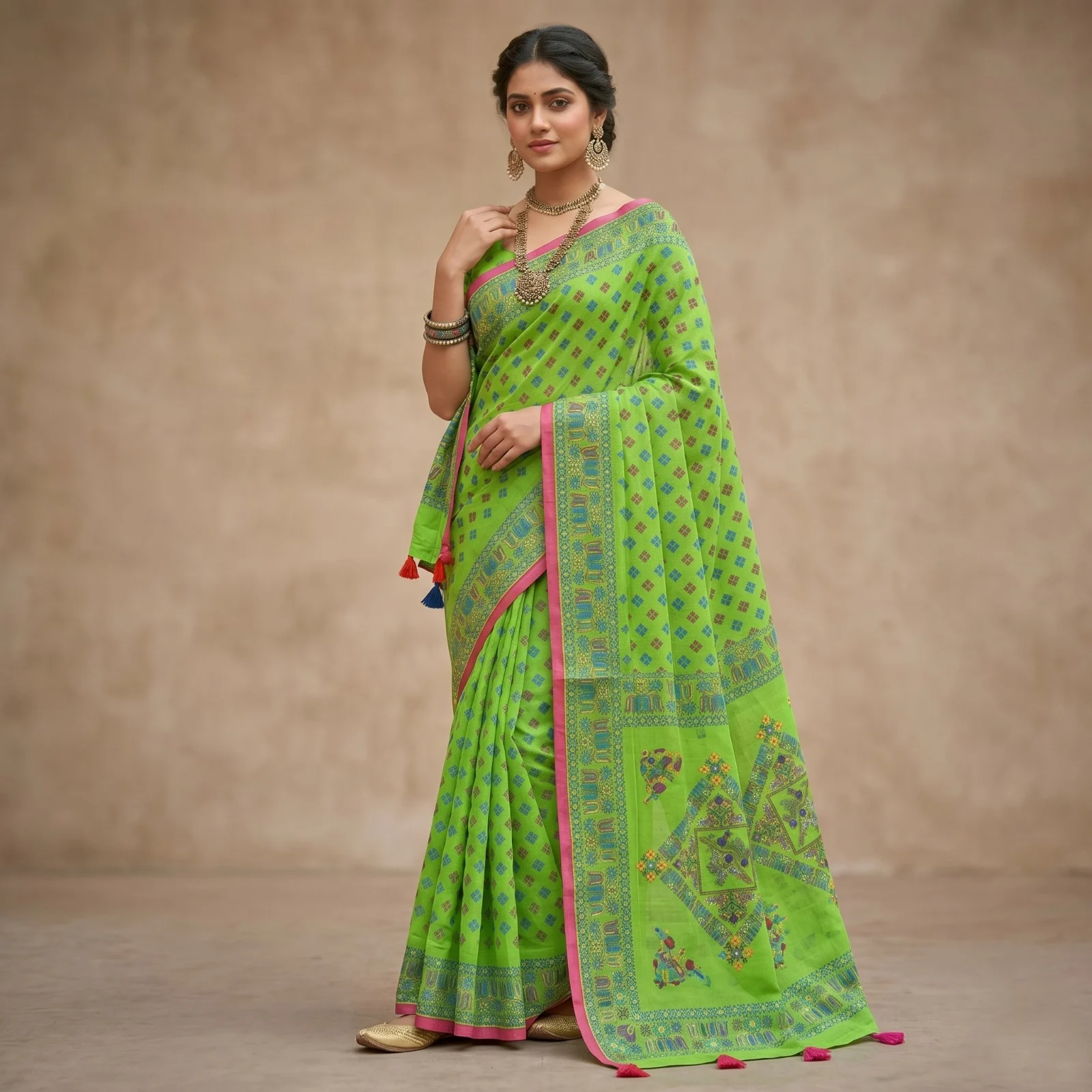 Tangail Batik Sharee