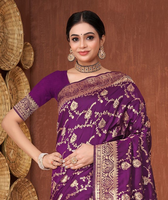 Japani Silk Skin Print Sharee