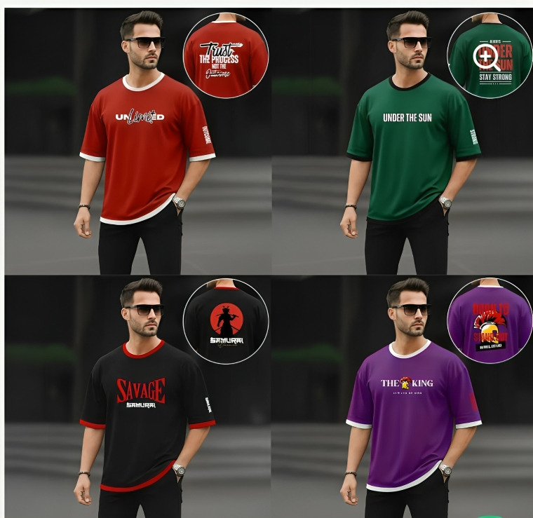 Drop Shoulder T-Shirt 4 pic