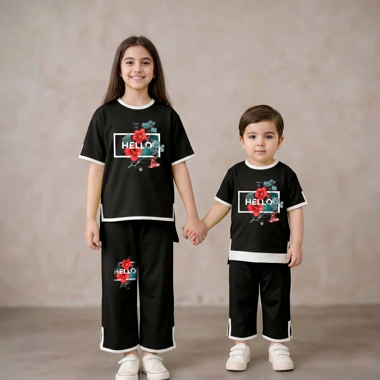 Half Sleeve T-shirt and Pant Set